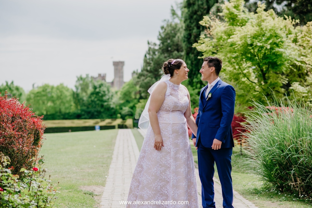 sposa parco giardino sigurtà