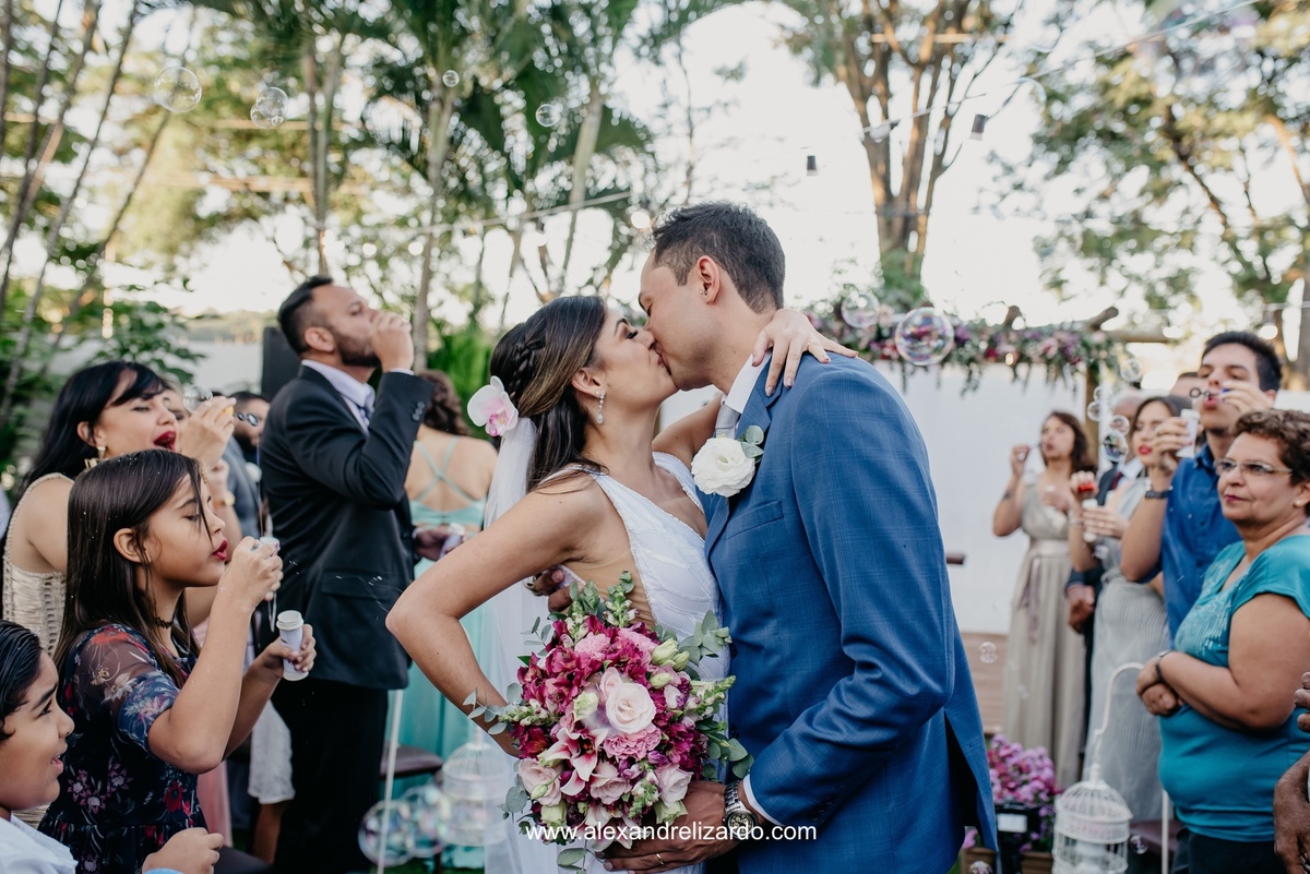 saída com bolinha de sabão