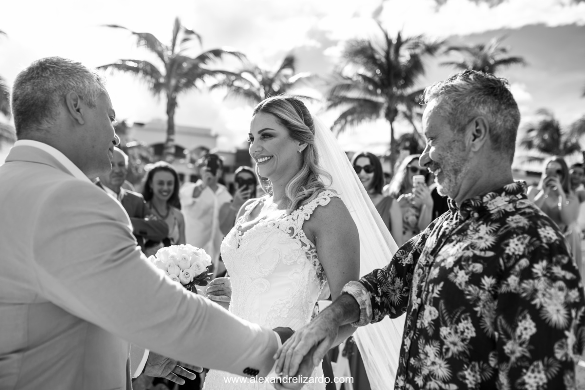 entrada da noiva cancun