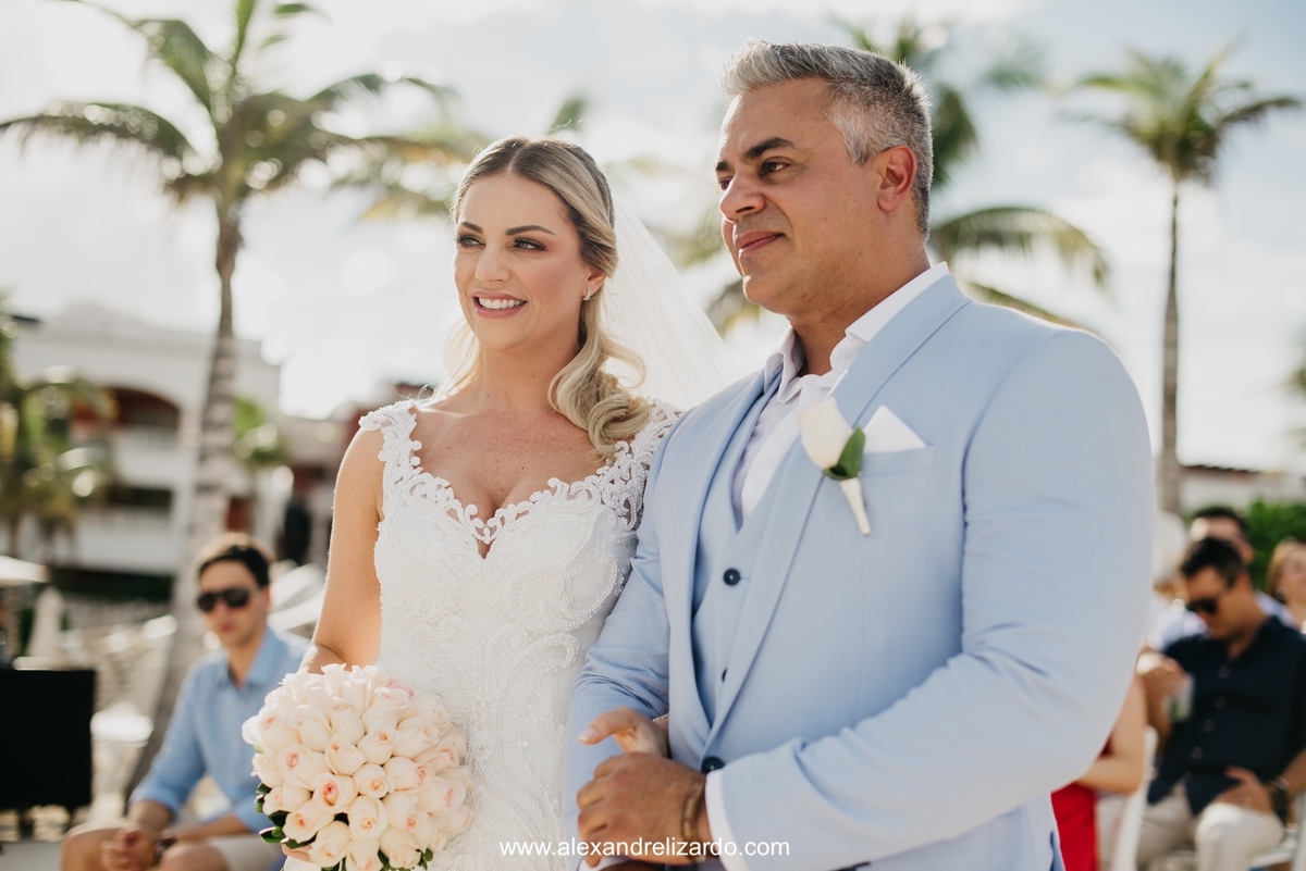 casamento na praia cancun