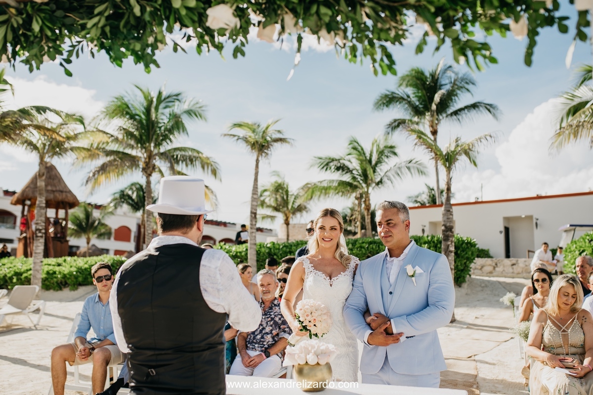 casamento na praia, cancun, mexico