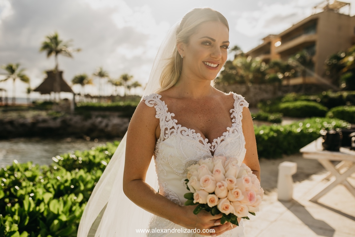 vestido de noiva em cancun