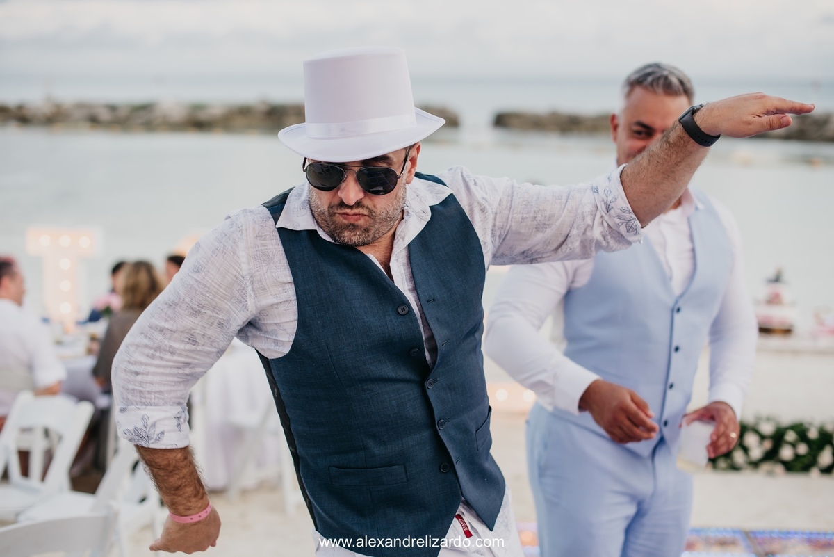 festa de casamento na praia