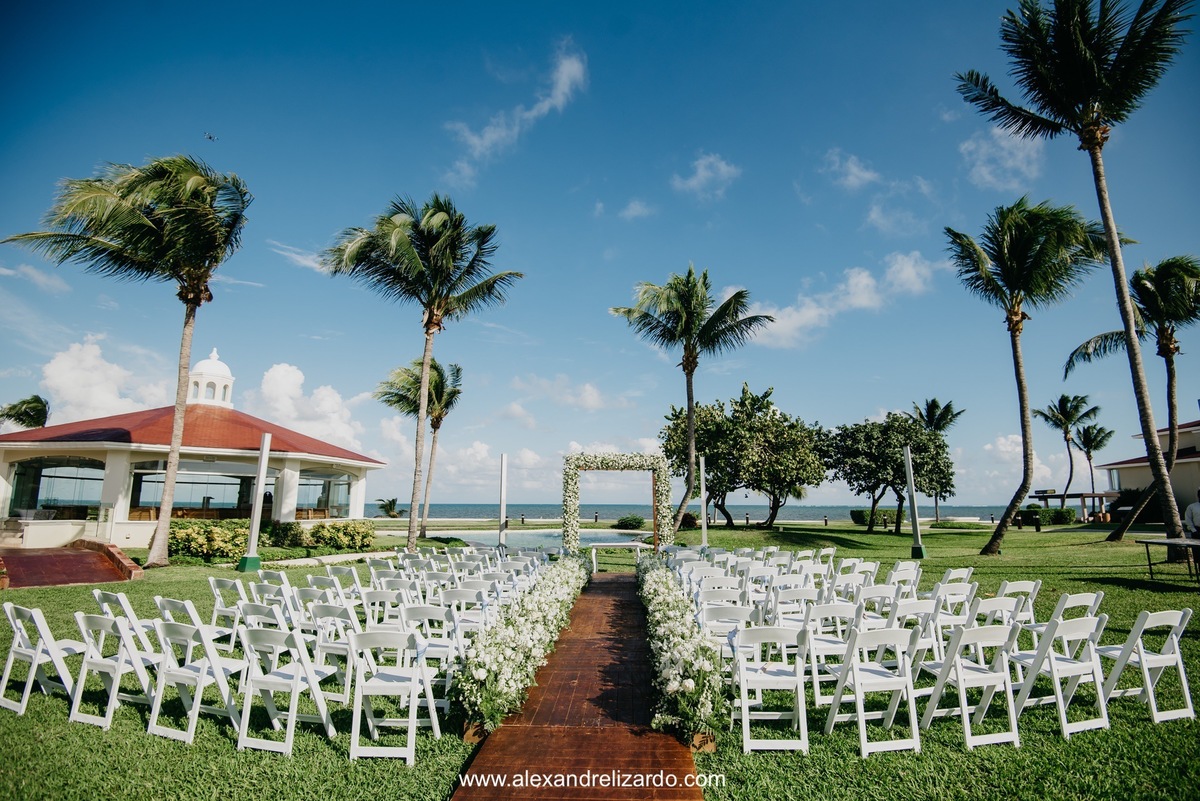 Decoracao casamento na praia, cancun