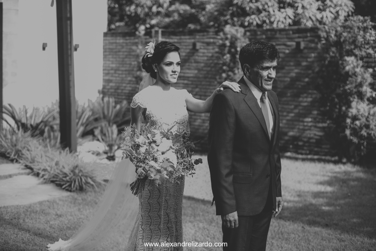 first look noiva e pai