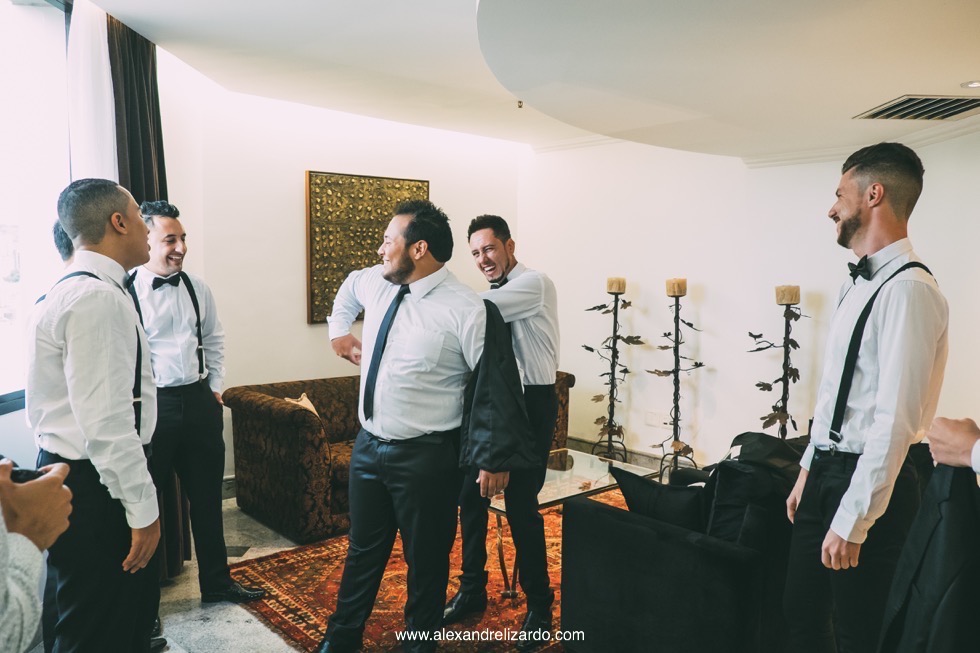 fotos making of noivo