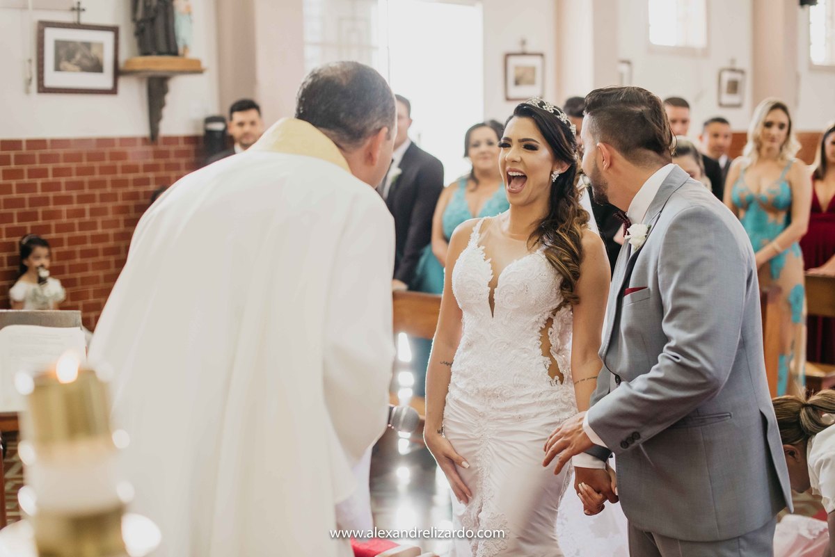 casamento em igreja de dia