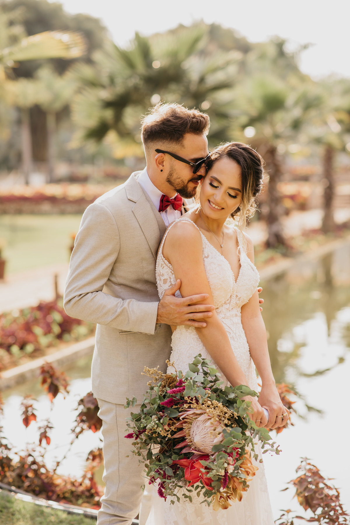 vestido de noiva, terno de noivo