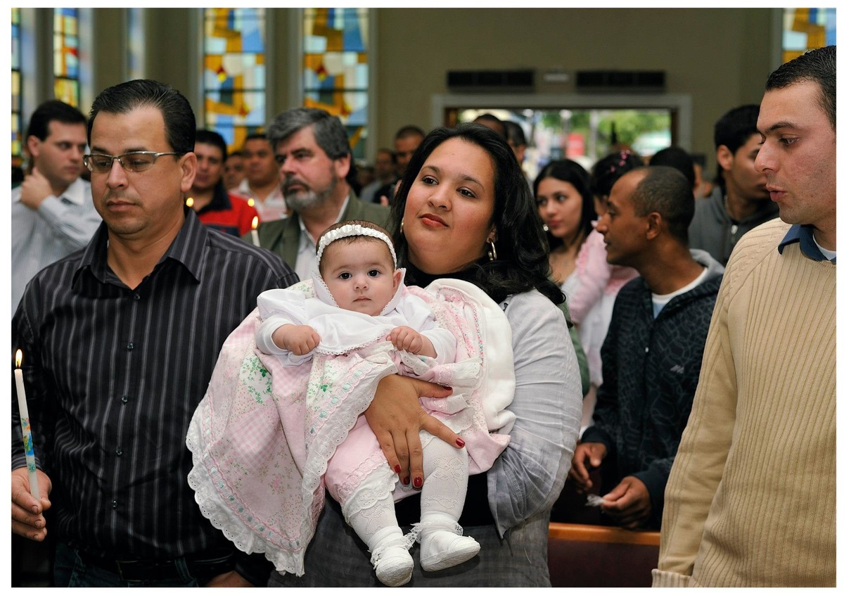 Fotografia profissional para batizado em igreja