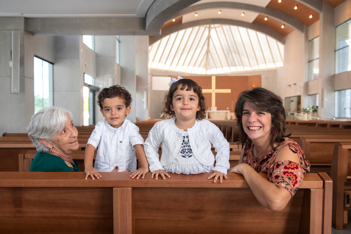 Batismo na Paróquia Santo Agostinho no Urbanova em São José