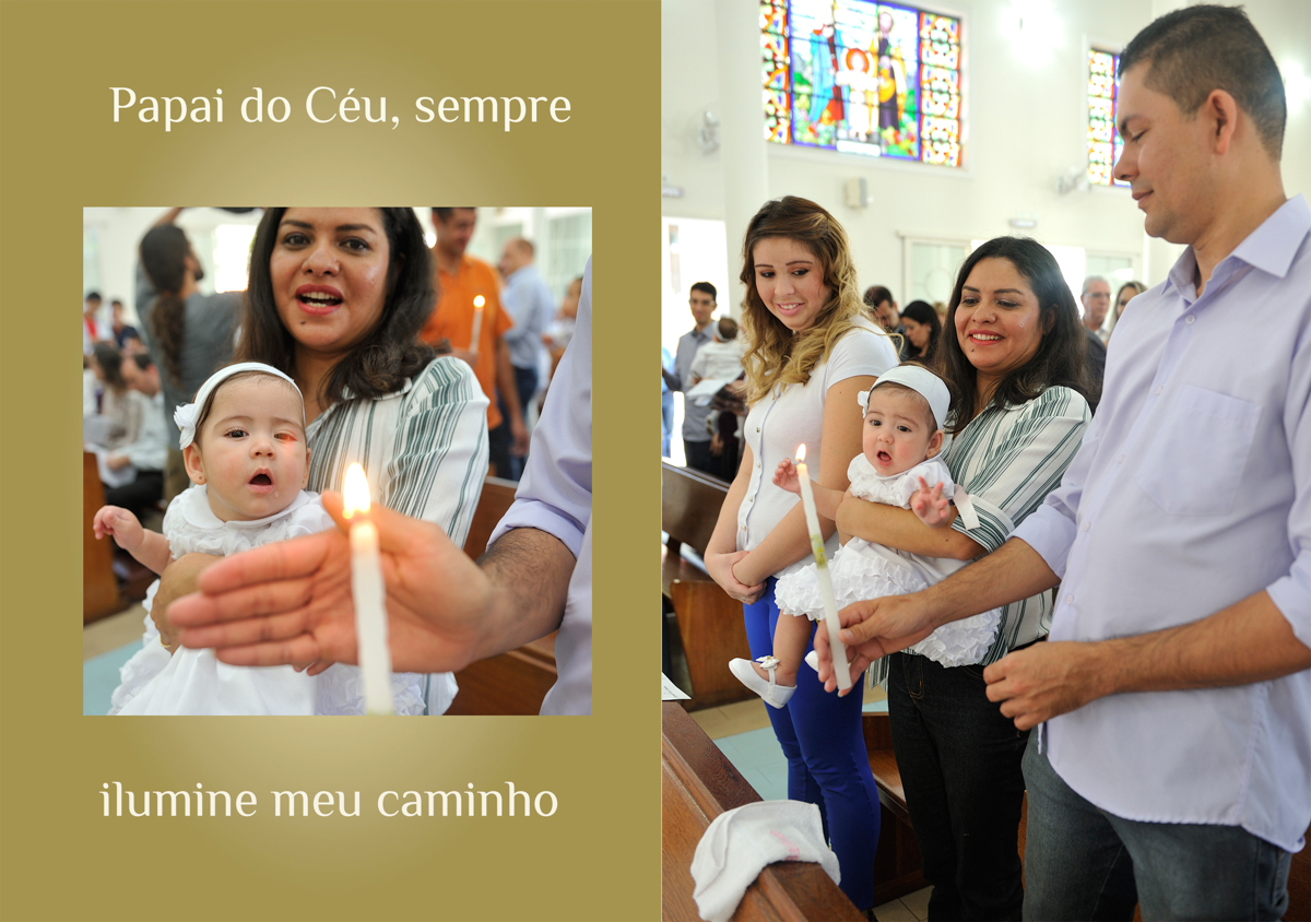 Fotos para cerimônia de batizado de crianças e bebes