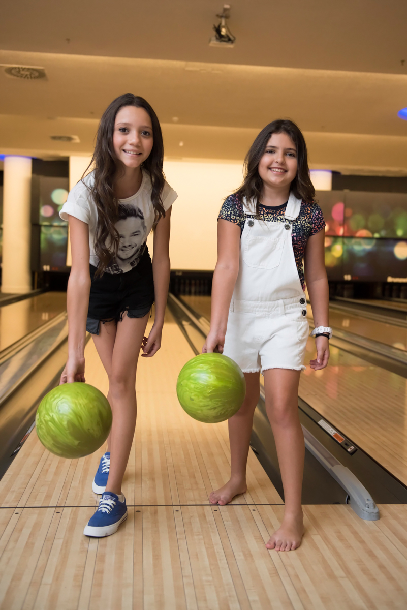 Bolas verde de boliche