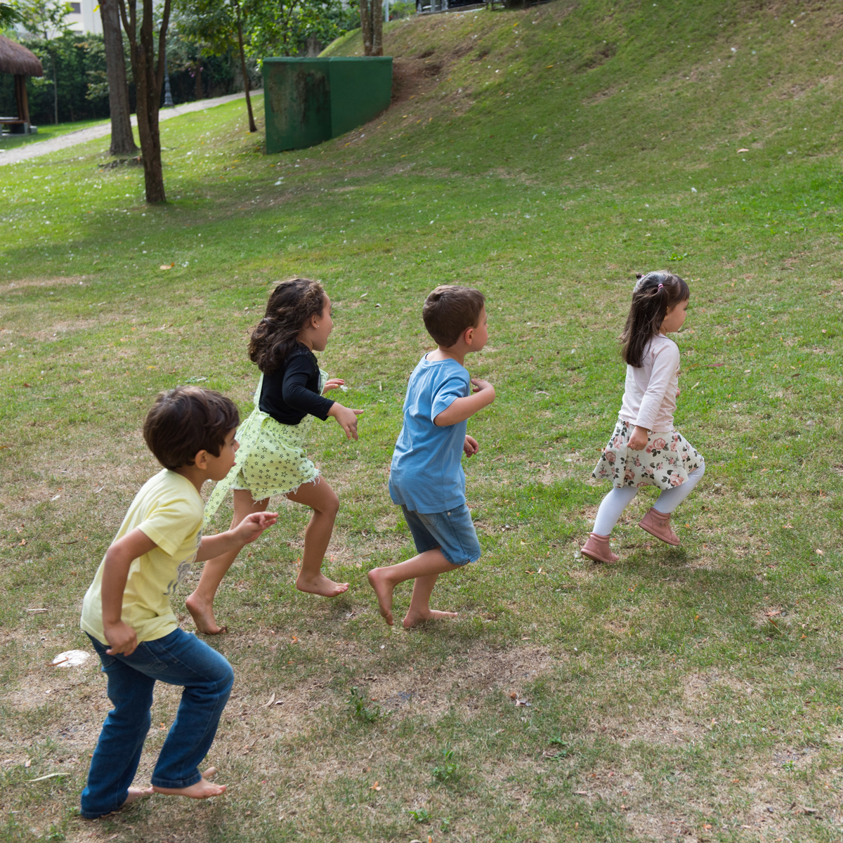 Correria para ver quem chega primeiro