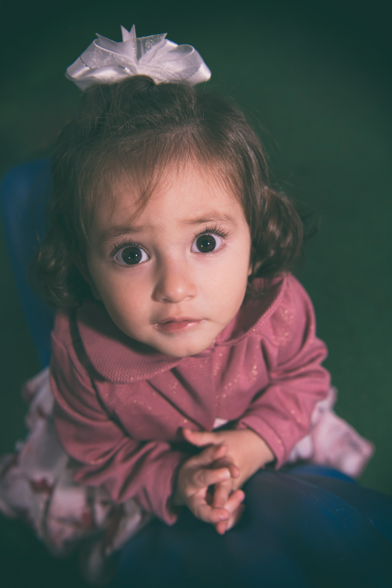 Vista de cima da aniversariante