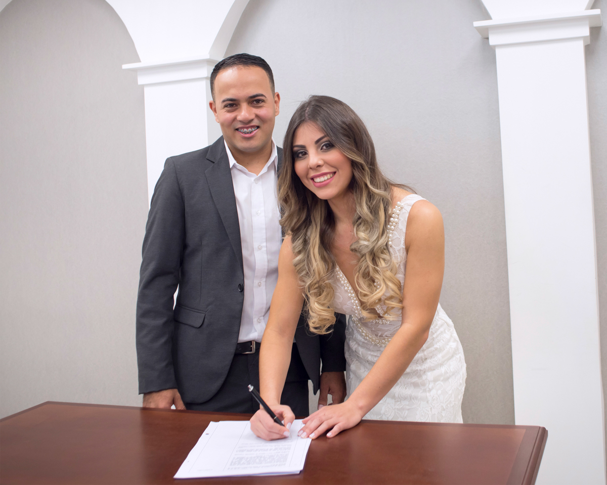 Foto de vestido casamento civil sjc no Vale 