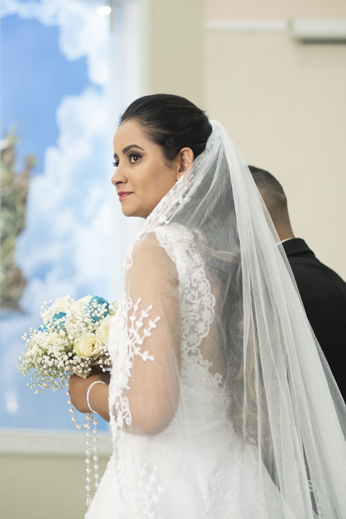 celebração de casamento na Paróquia Nossa Senhora do Rosário em São osé dos Campos