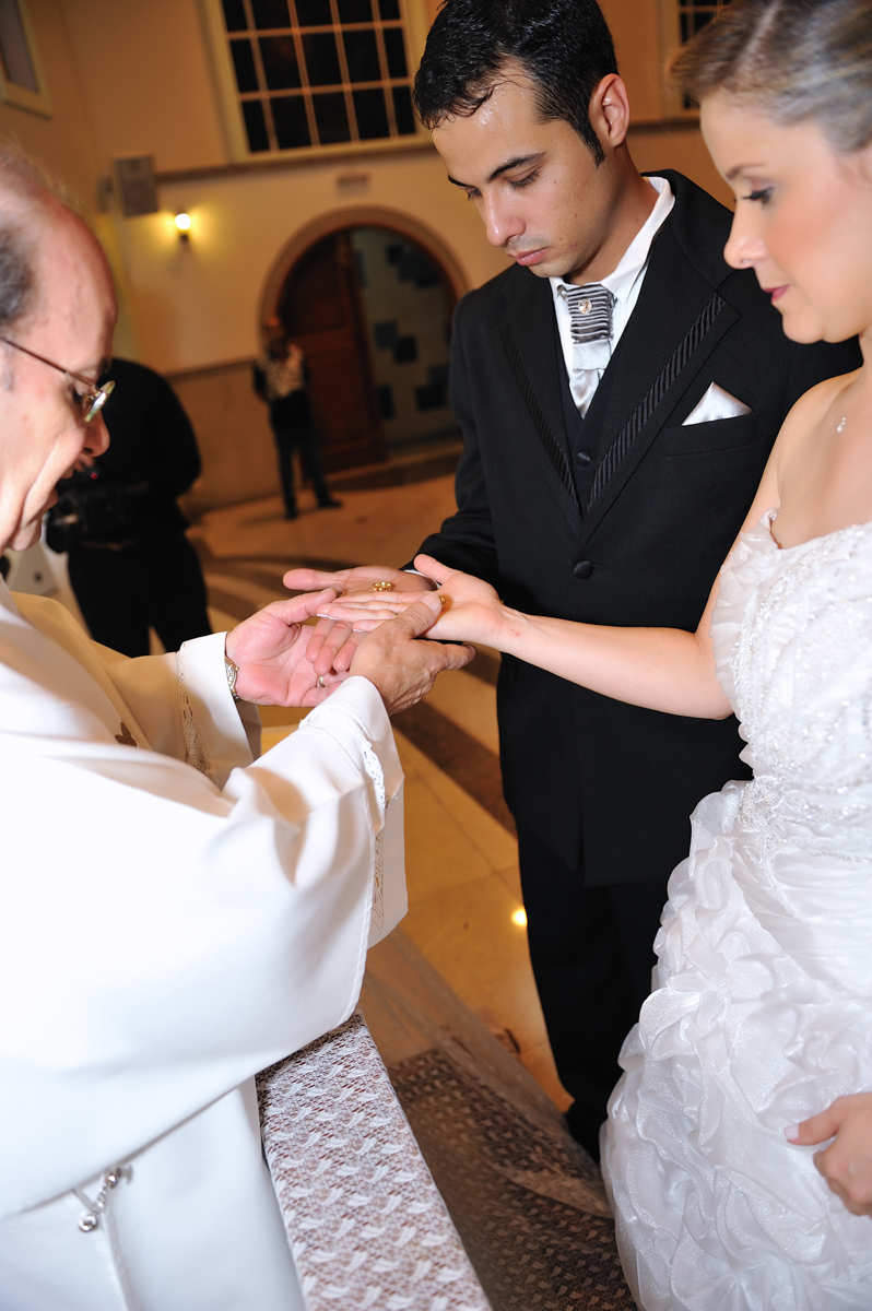 União das alianças com o padre Luizinho