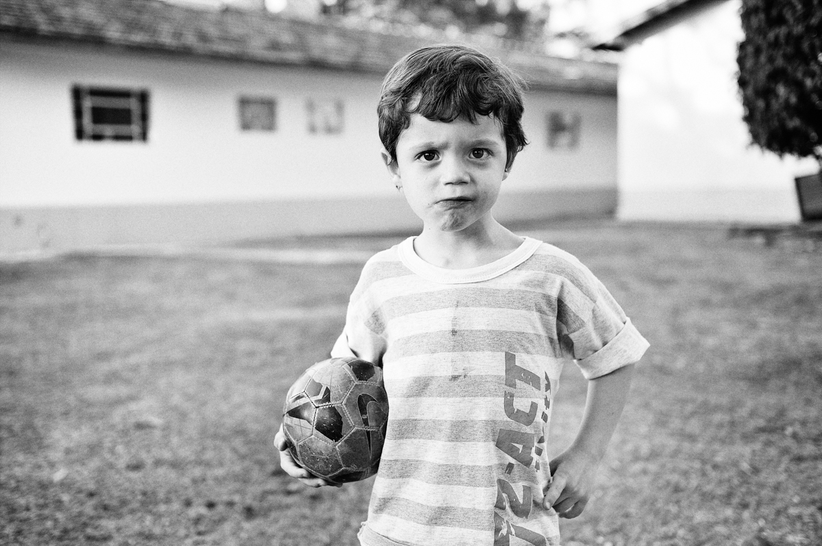 O goleiro foto no aniversário de 5 anos