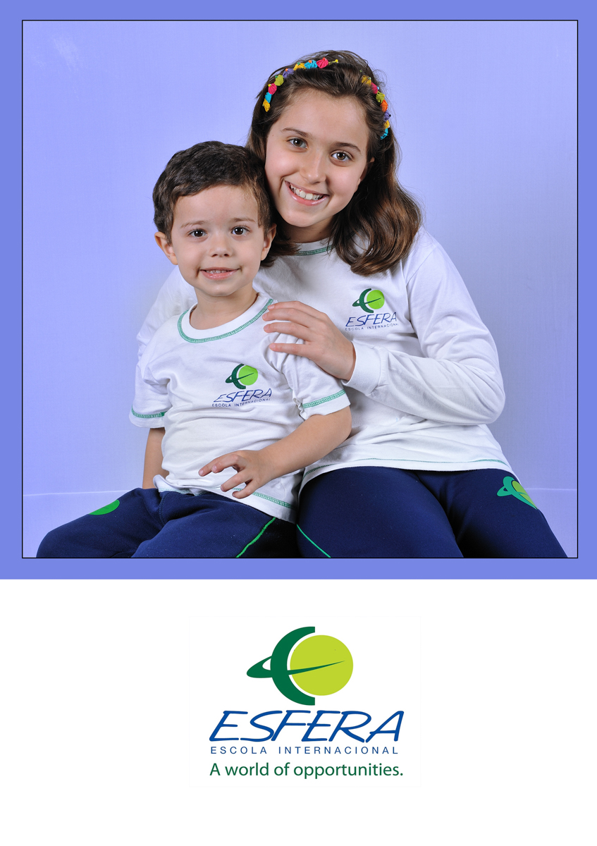 Um dois Escola Esfera logo