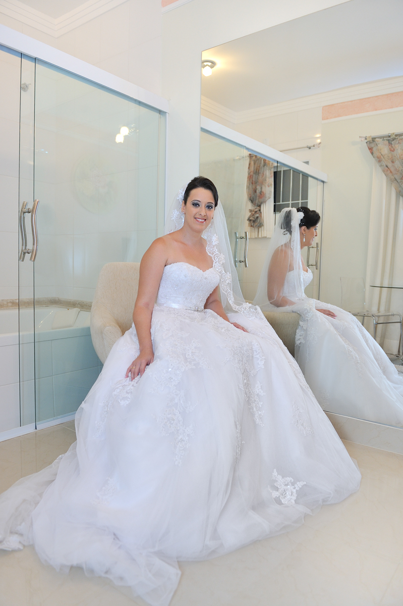 Lindo vestido de noiva