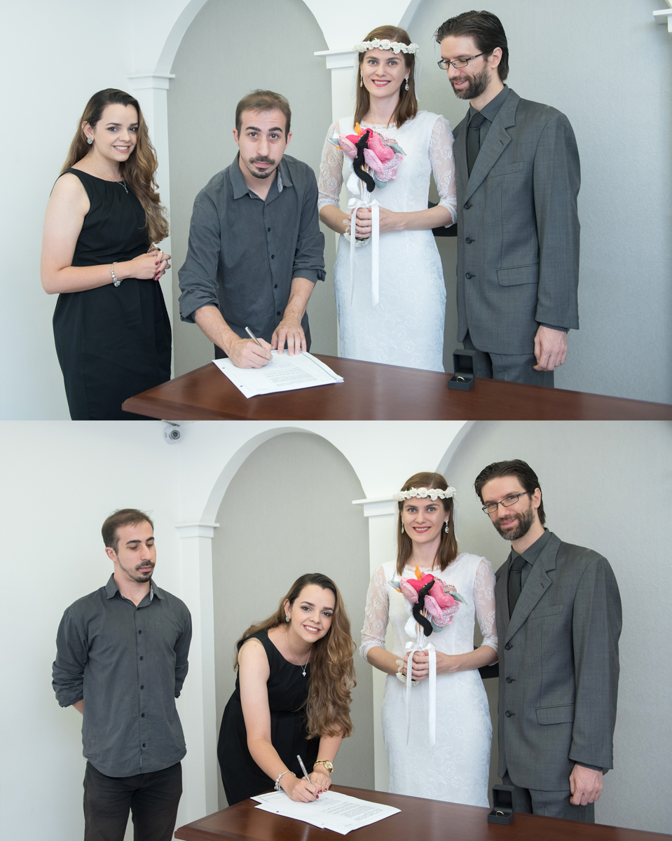 Testemunhas e padrinhos foto Janousek