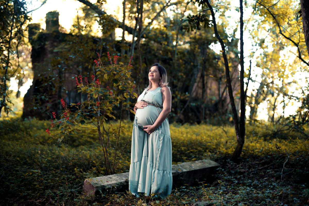 Ensaio de gestante no Parque da Cidade