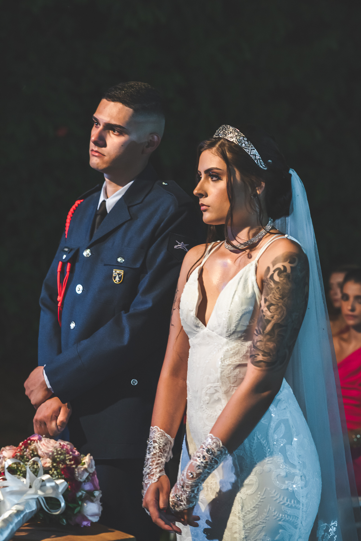 Fotógrafo de casamento criativo