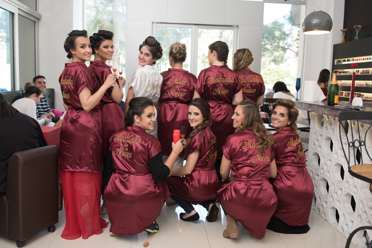 Madrinhas e mãe da noiva no Studio Aquarius