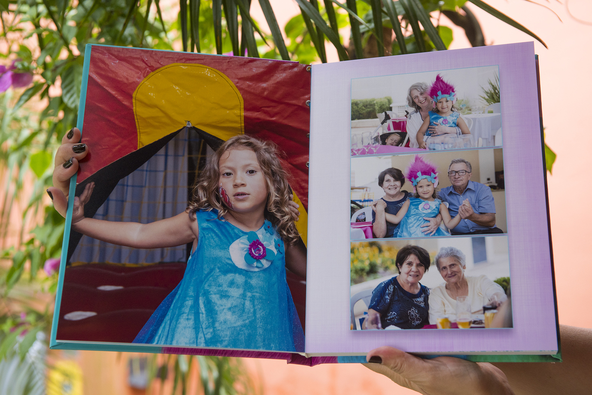 festa infantil com fotobook