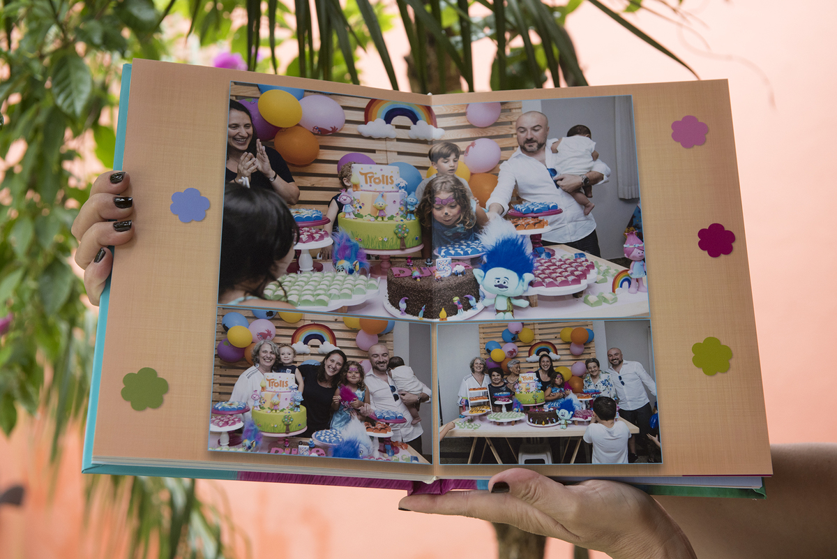 álbuns fotobook com impressão em papel fotográfico