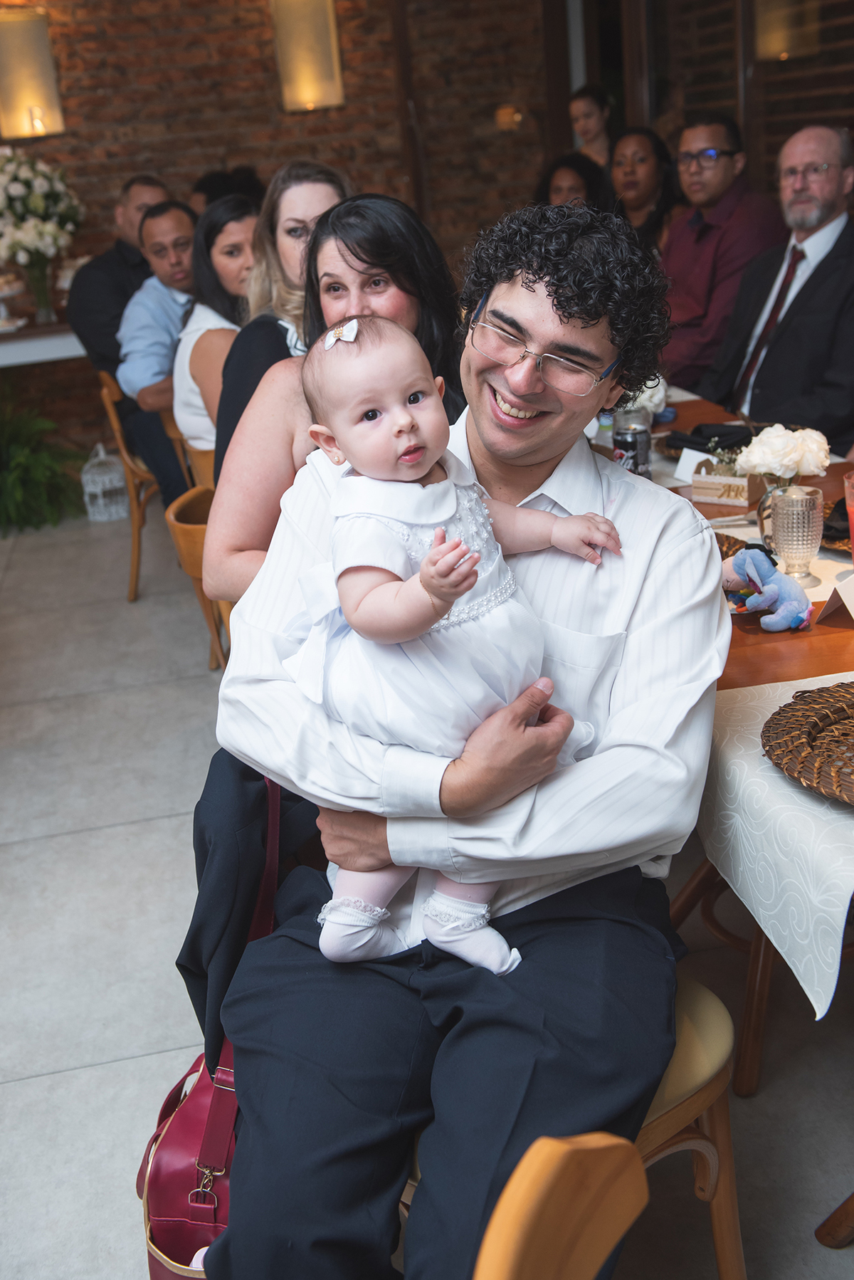 foto de convidados em almoço de casamento no Vale do Paraíba