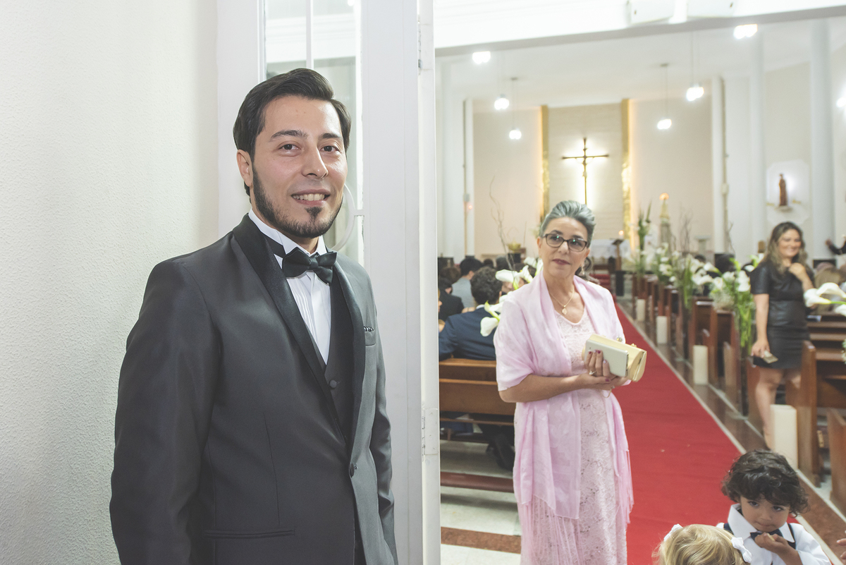 Noivo e mãe do noivo