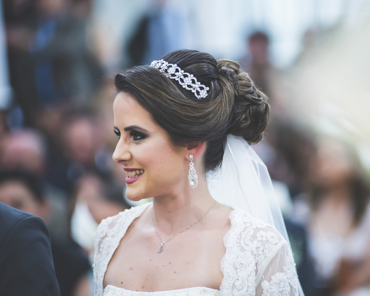 Noiva Priscila em close