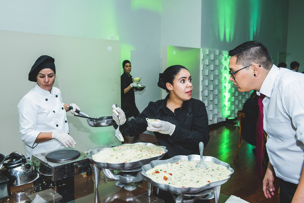 buffet do casamento na APEVE