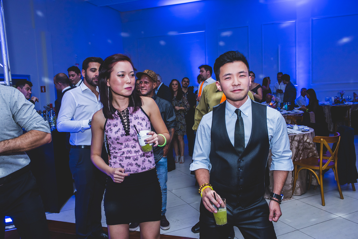 A pista de dança ferveu a noite toda, foi fantástico!