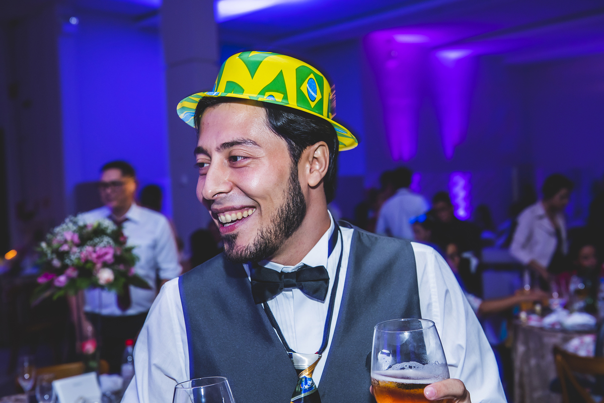 A noite seguiu com muita festa e diversão por conta de todos 