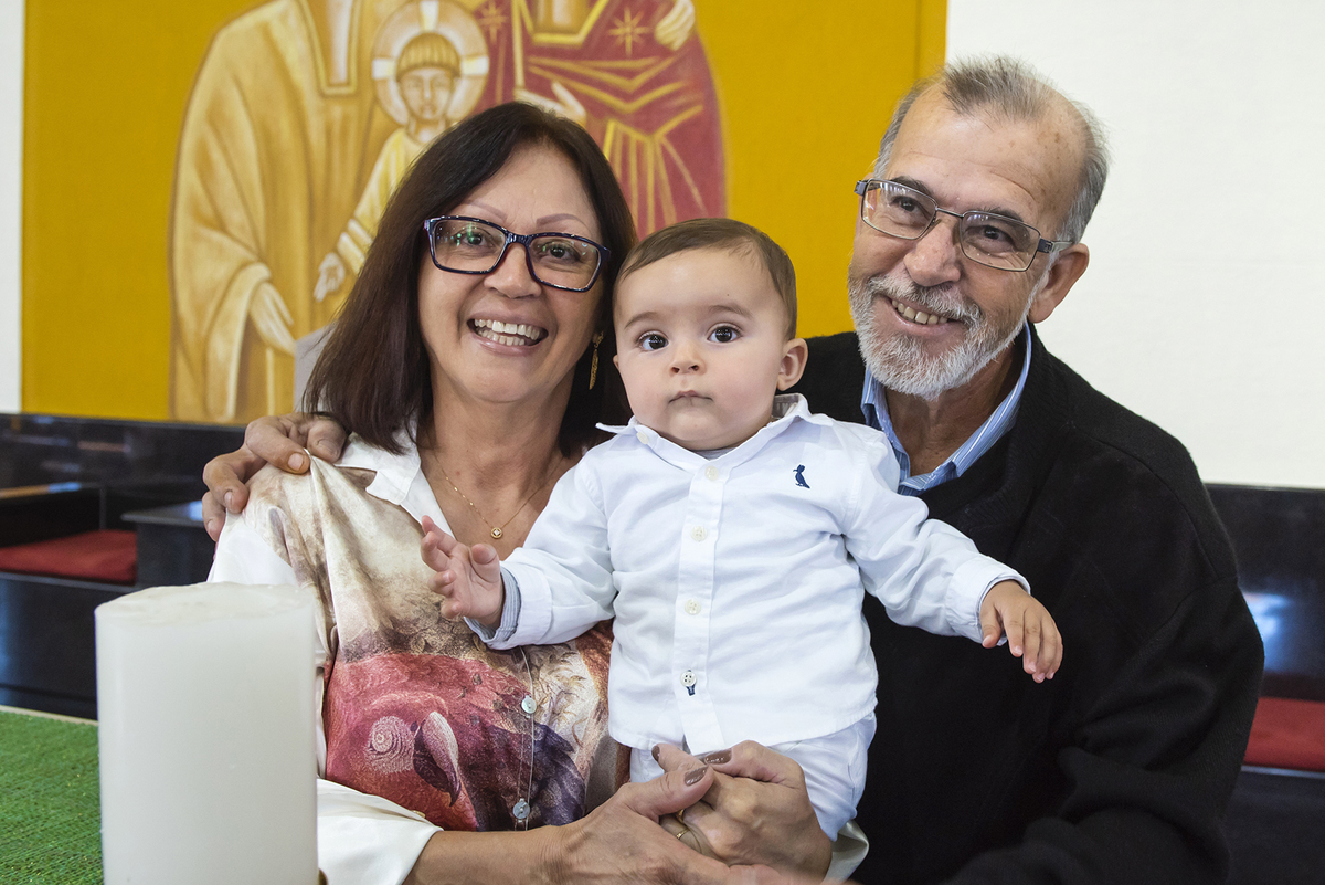 um momento de celebração para a família e amigos próximos