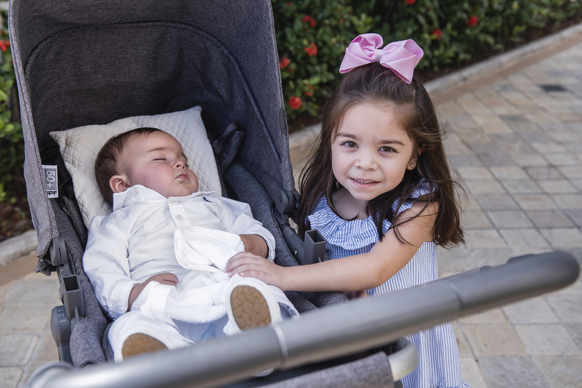 chegada ao local do almoço de Batizado