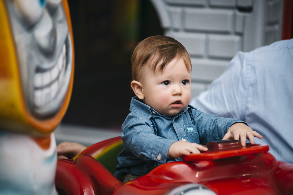 O primeiro aniversário e fotos do Lucas