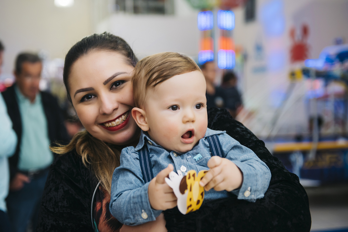 O primeiro aniversário do Lucas
