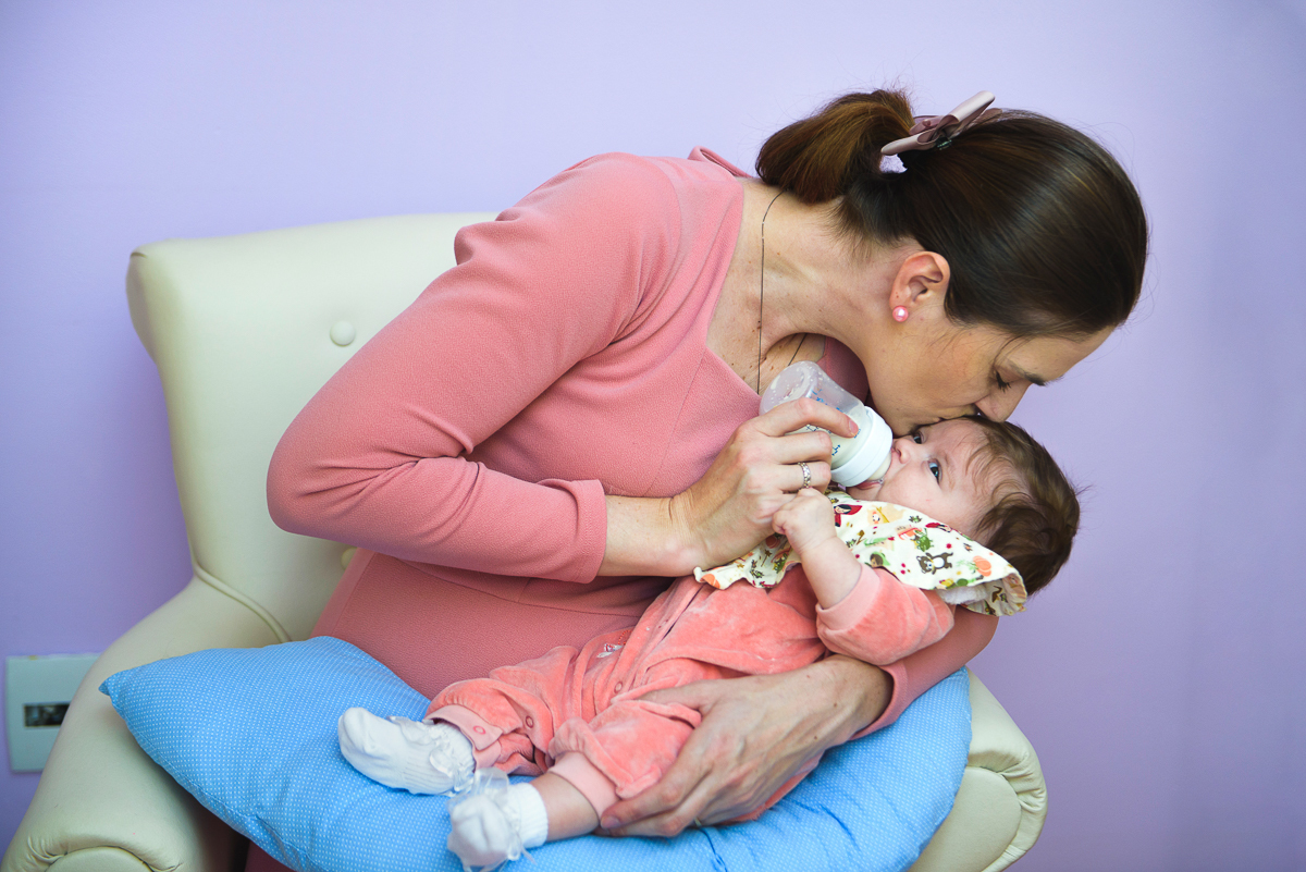 chá de bebê de 3 meses