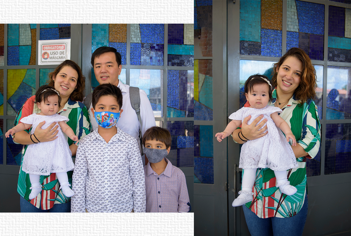 eportagem fotográfica de Batizado desde a preparação em casa, a cerimónia religiosa