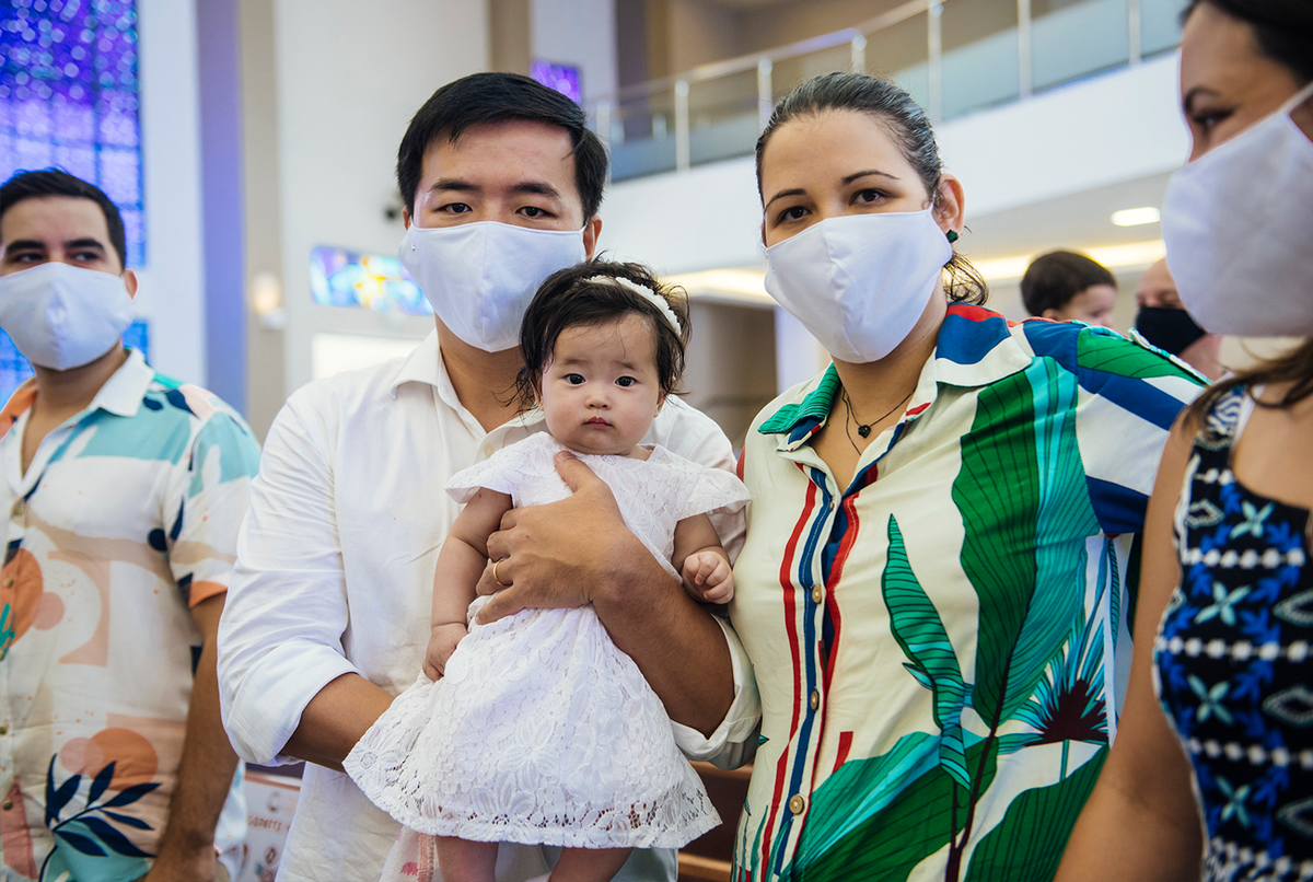 o batizado é um momento extremamente importante