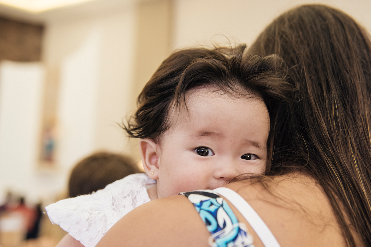 Fotografia documental de batizado. Imagens autênticas e naturais