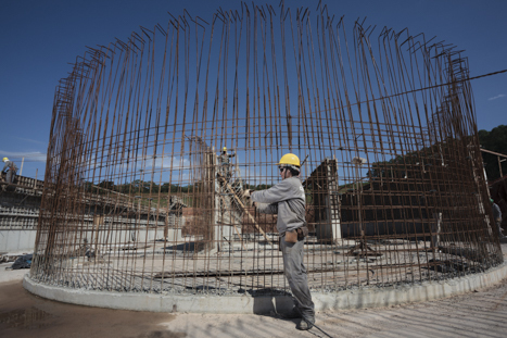 Construção de Estação de Tratamento de Agua 