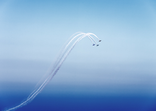 Rastro de Aviões de Acrobacia - Rio de Janeiro