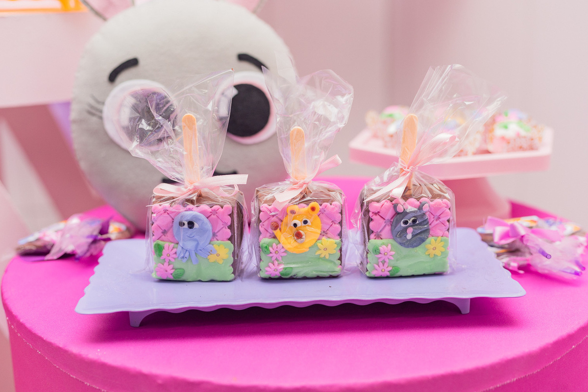 decoração do bolofofos