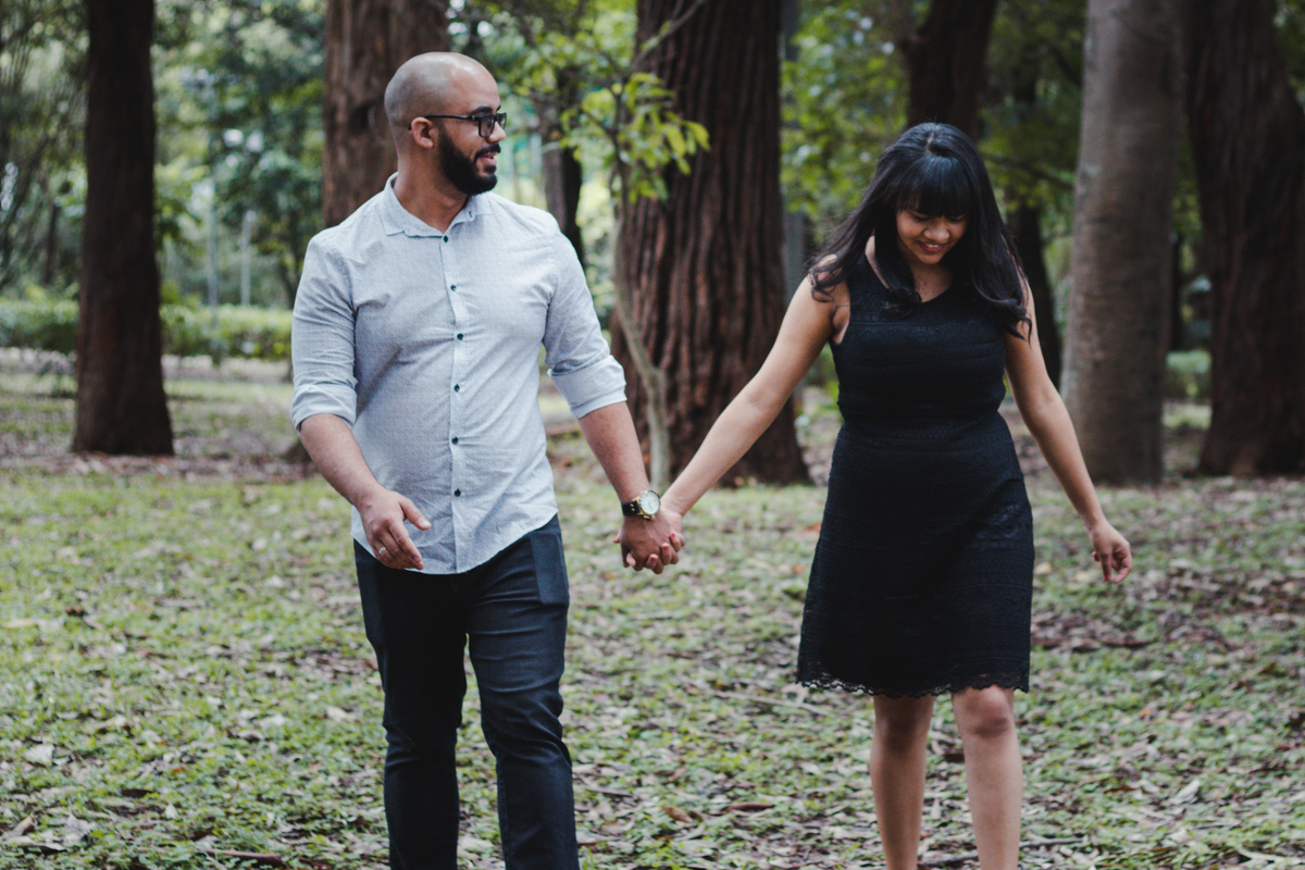 foto de casal no parque ibirapuera