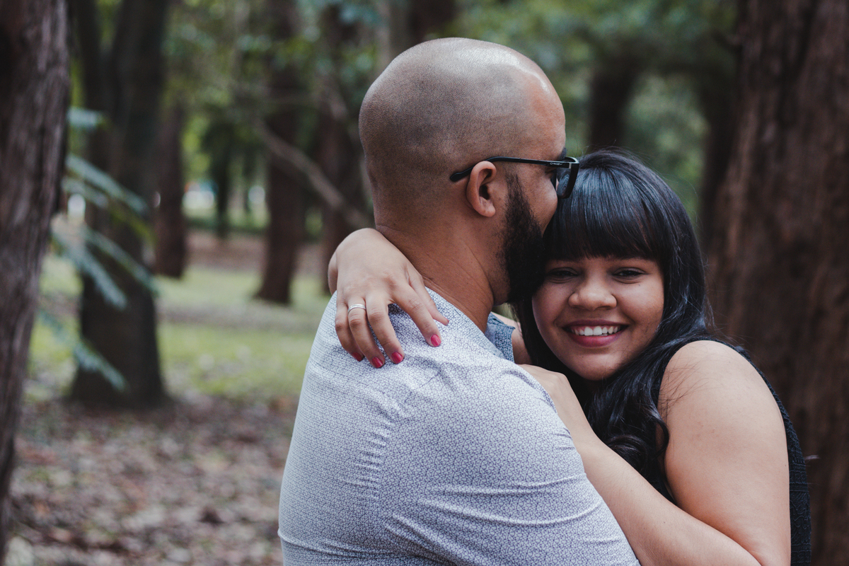 foto de casal no parque ibirapuera