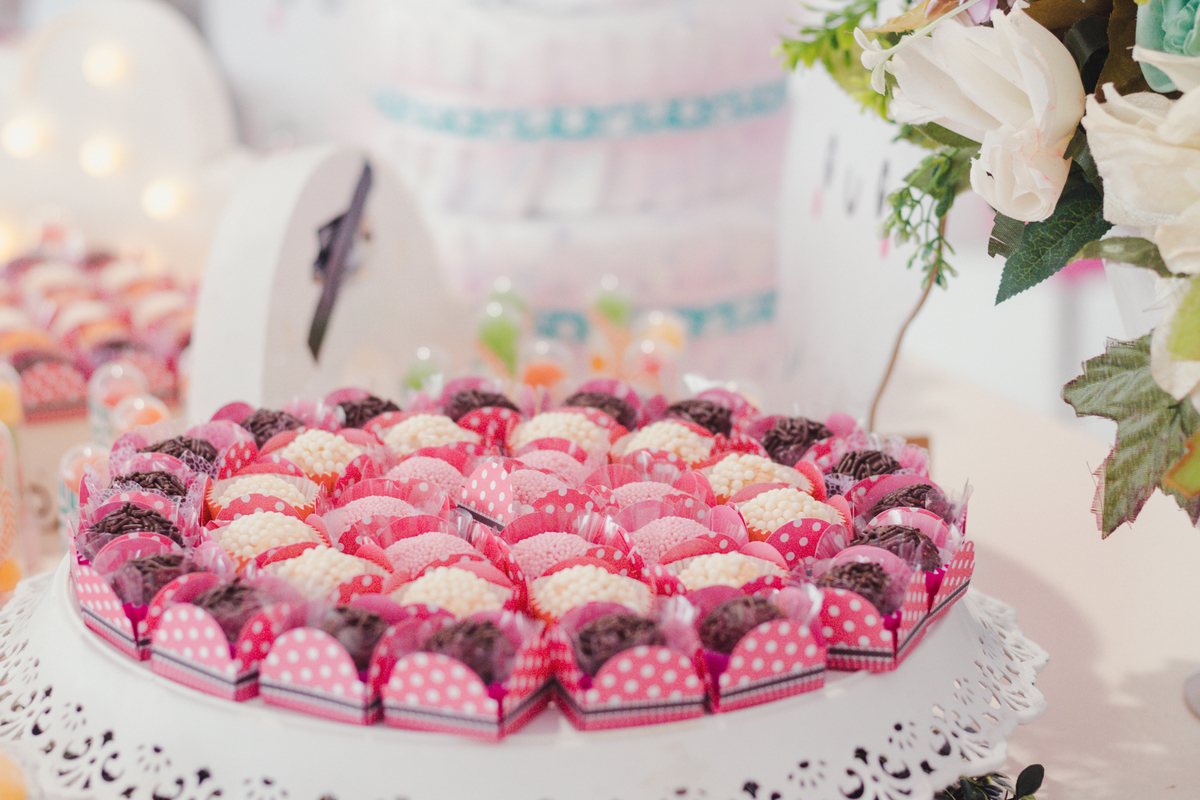 brigadeiro de chá de bebe